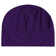 Aşçı Şapkası Mantar Sade Mor